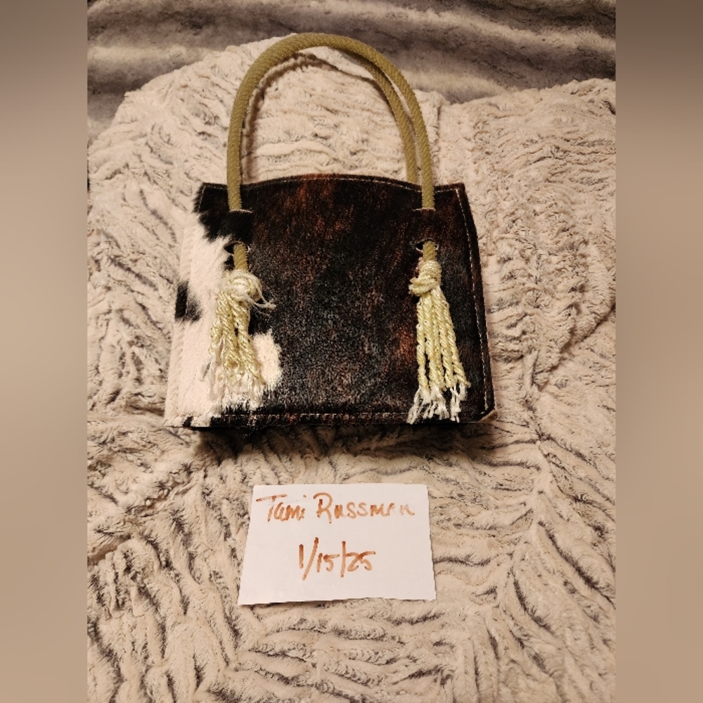 Holy Cow Couture Mini Rope Purse